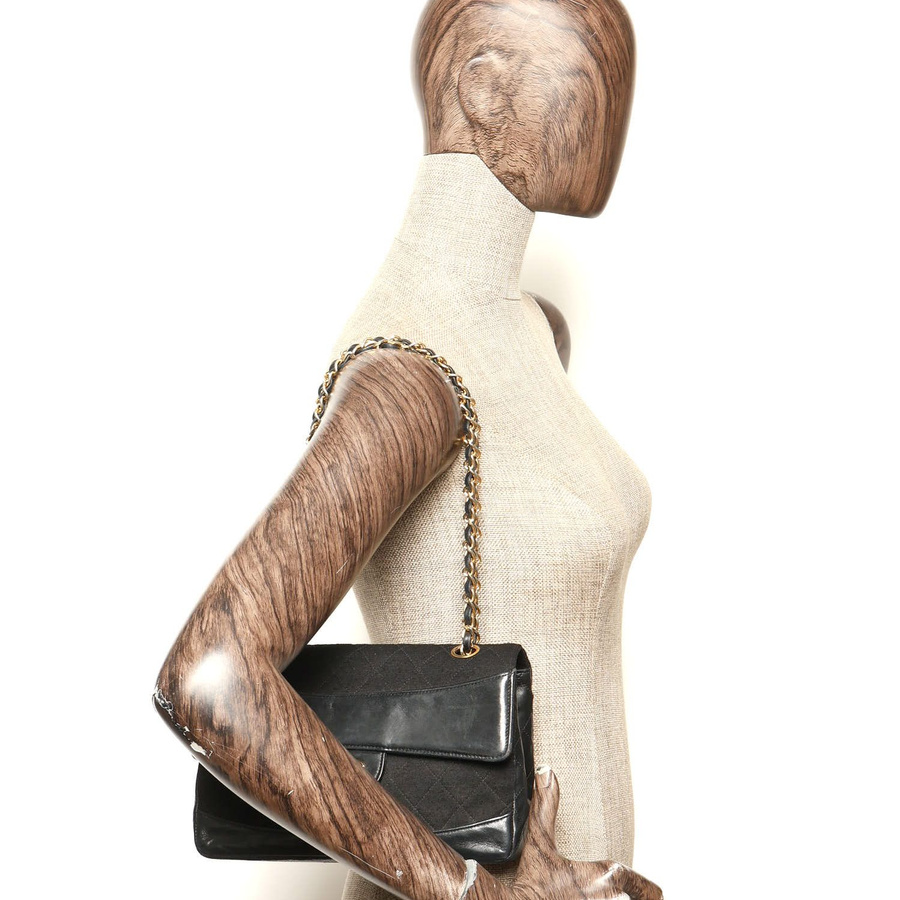 Chanel Vintage Jersey Single Flap Bag