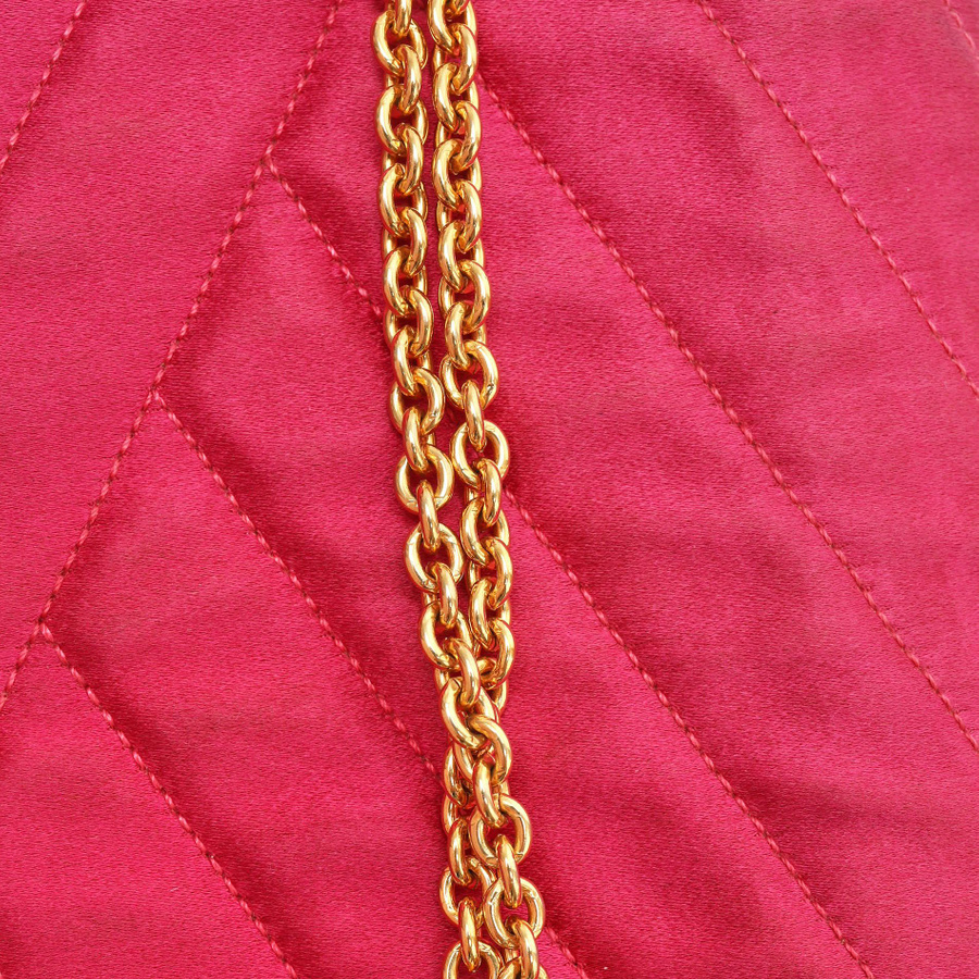 Chanel CC Satin Flap Bag