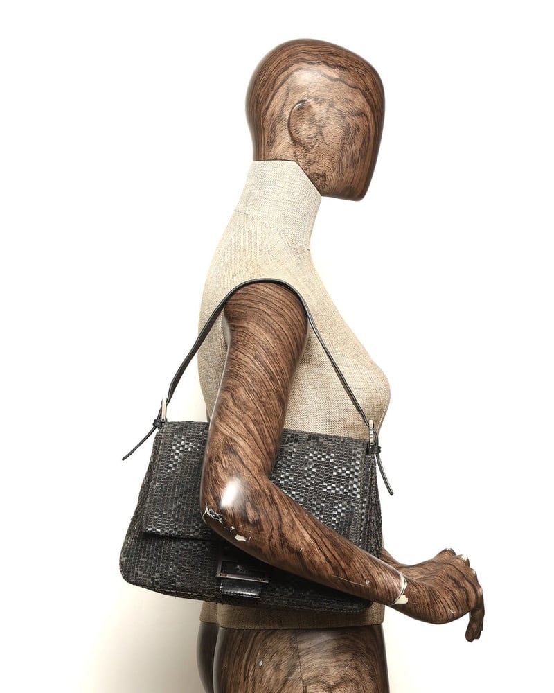 Fendi 2010s Woven Mamma Forever Bag