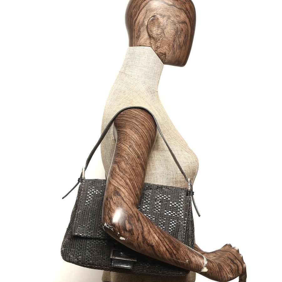 Fendi 2010s Woven Mamma Forever Bag