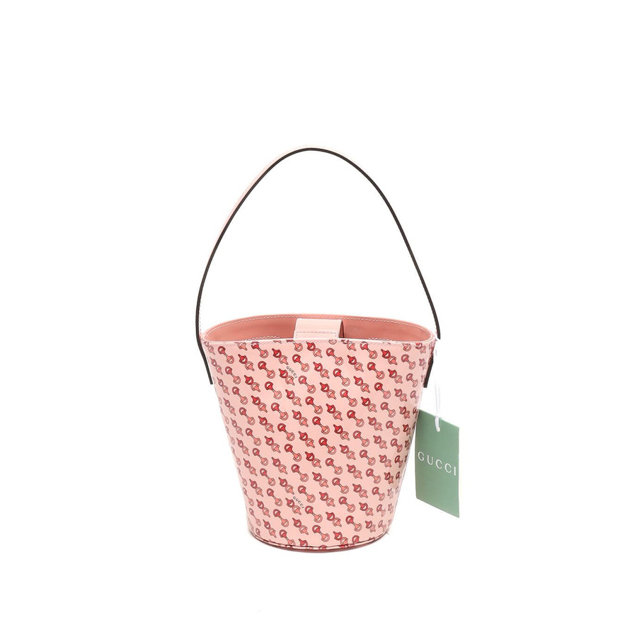 Gucci Patent Horsebit Bucket Bag