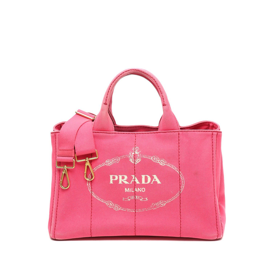 Prada Large Canapa Tote Bag
