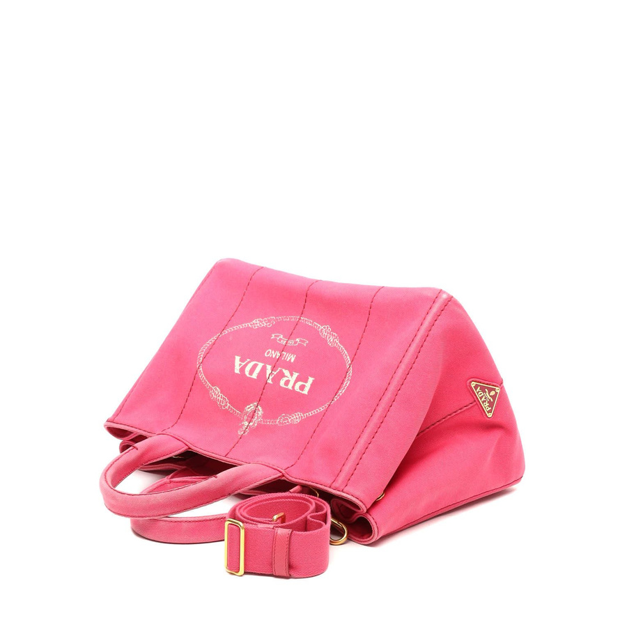 Prada Large Canapa Tote Bag