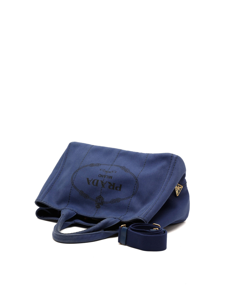 Prada Large Canapa Tote Bag