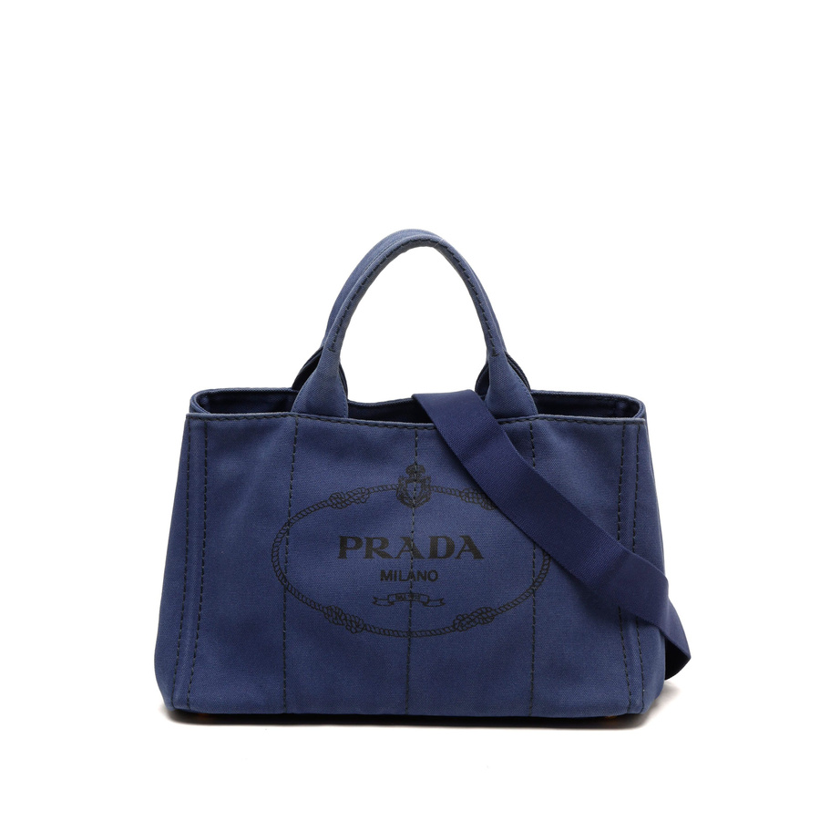 Prada Large Canapa Tote Bag
