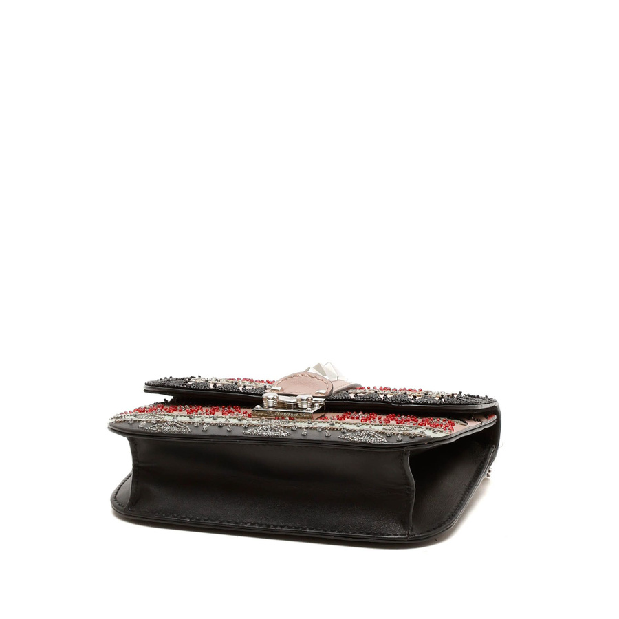 Valentino Garavani Rockstud Glam Lock Beads Bag