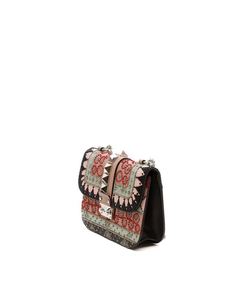 Valentino Garavani Rockstud Glam Lock Beads Bag