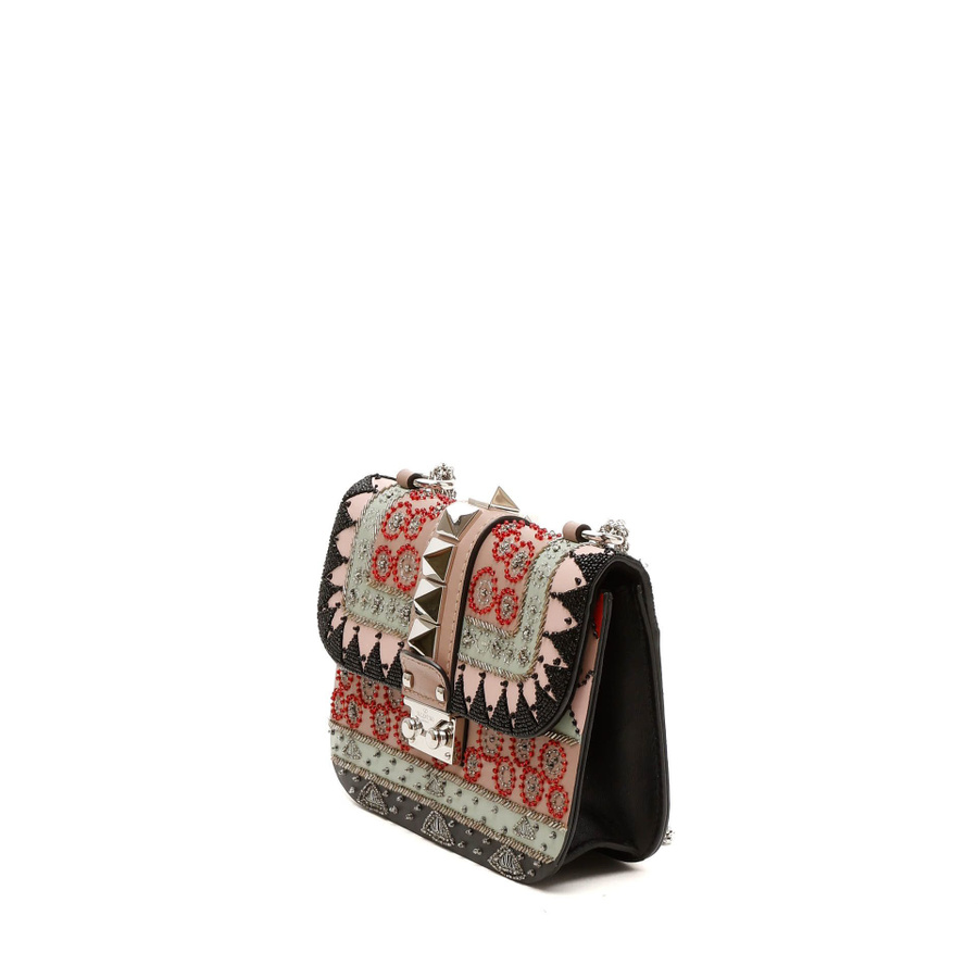 Valentino Garavani Rockstud Glam Lock Beads Bag