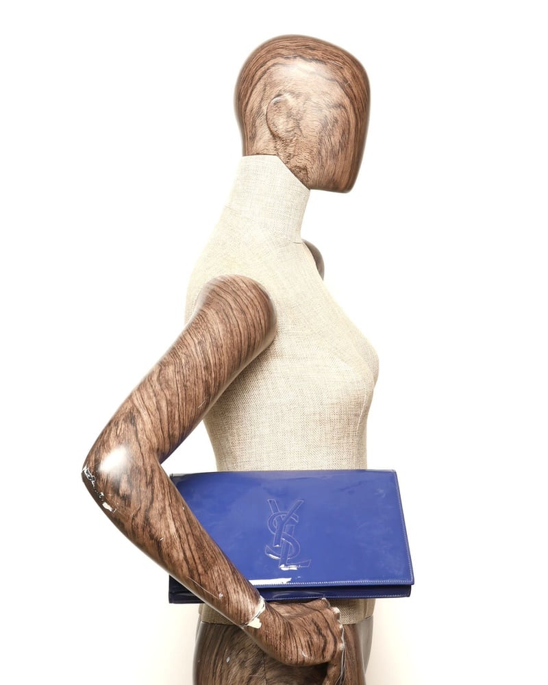 Saint Laurent Patent Belle de Jour Clutch Bag