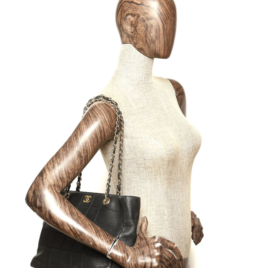 Chanel CC Choco Bar Chain Tote Bag