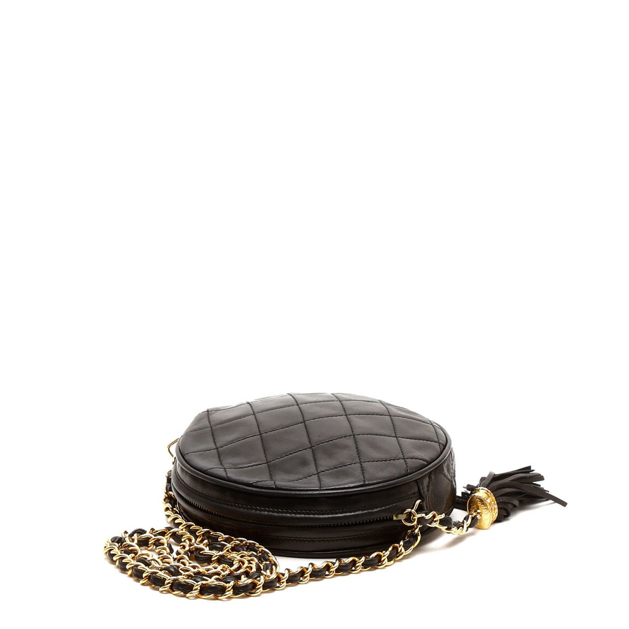 Chanel CC Tassel Round Chain Bag