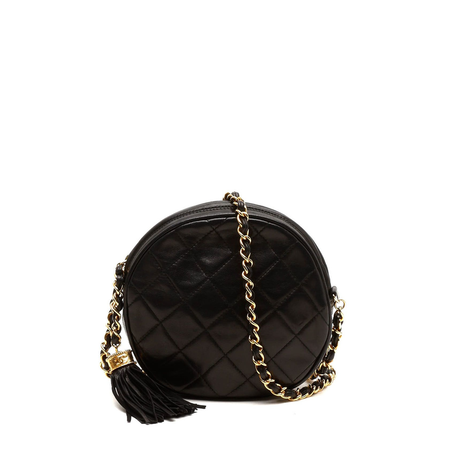Chanel CC Tassel Round Chain Bag