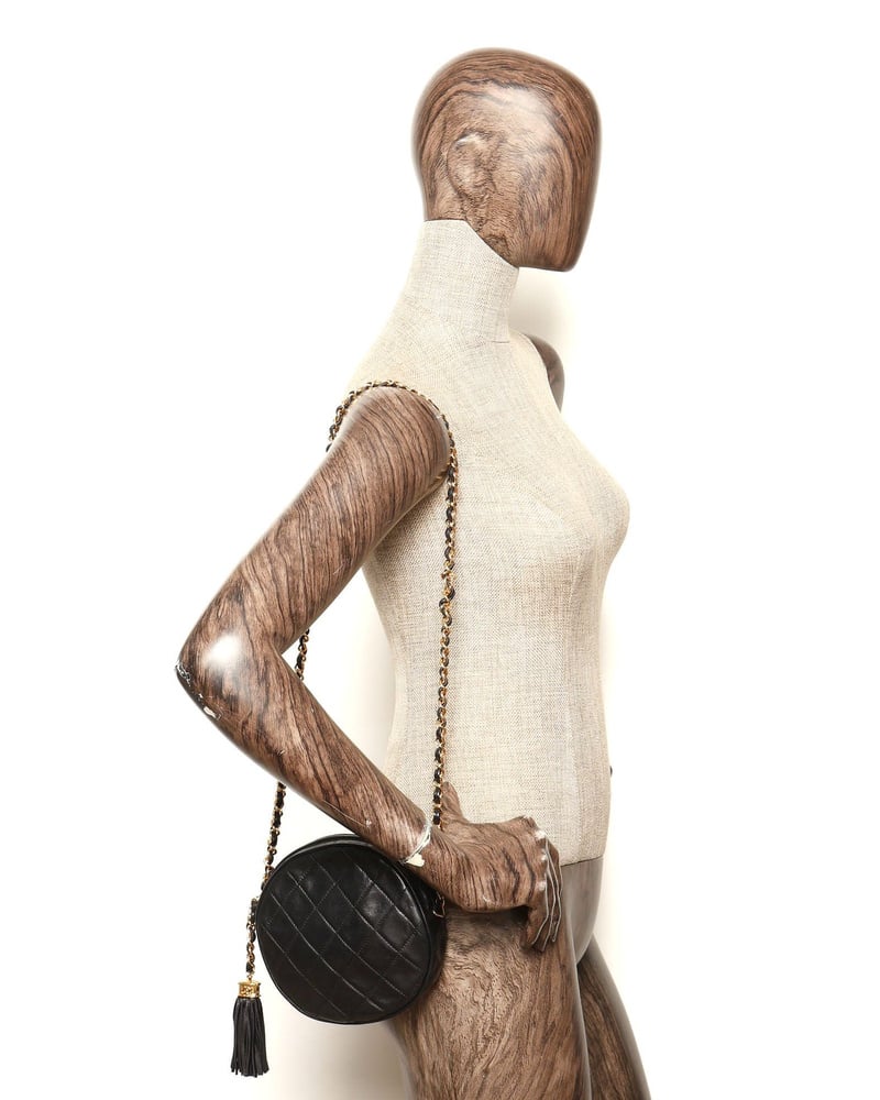 Chanel CC Tassel Round Chain Bag