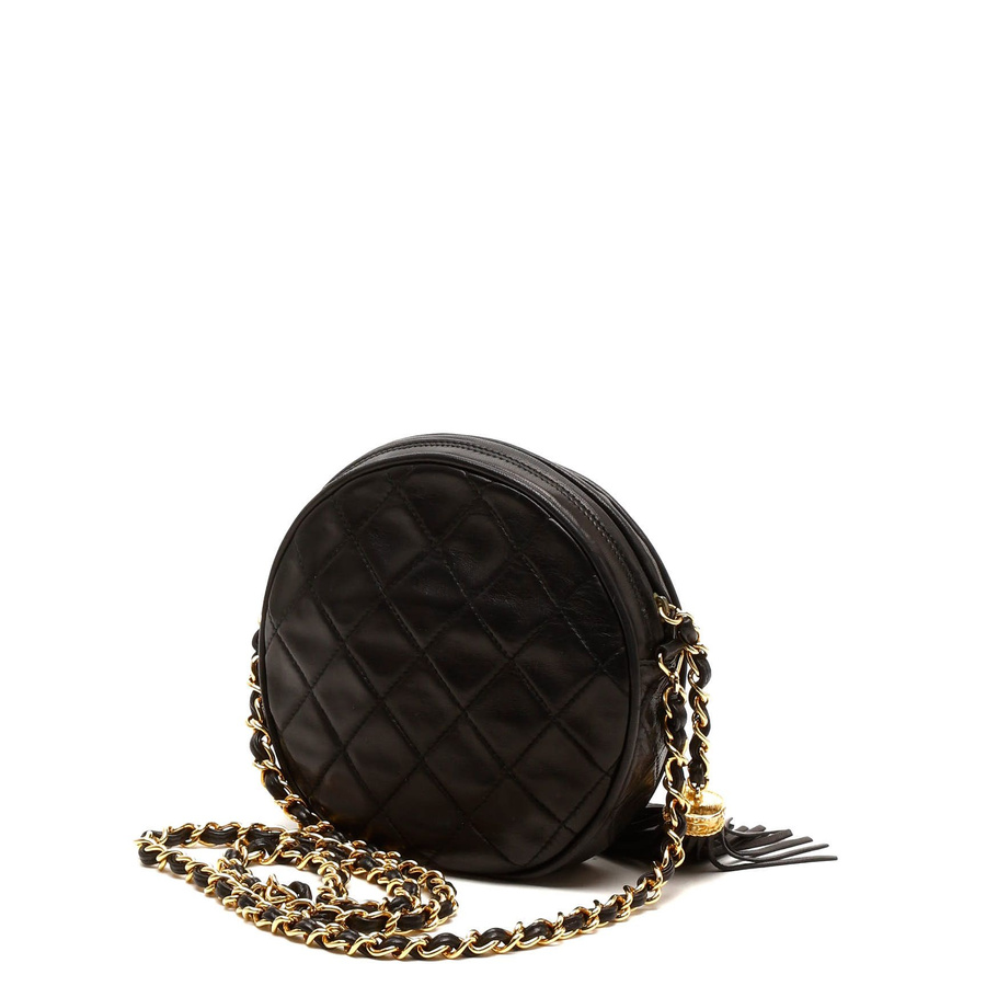 Chanel CC Tassel Round Chain Bag
