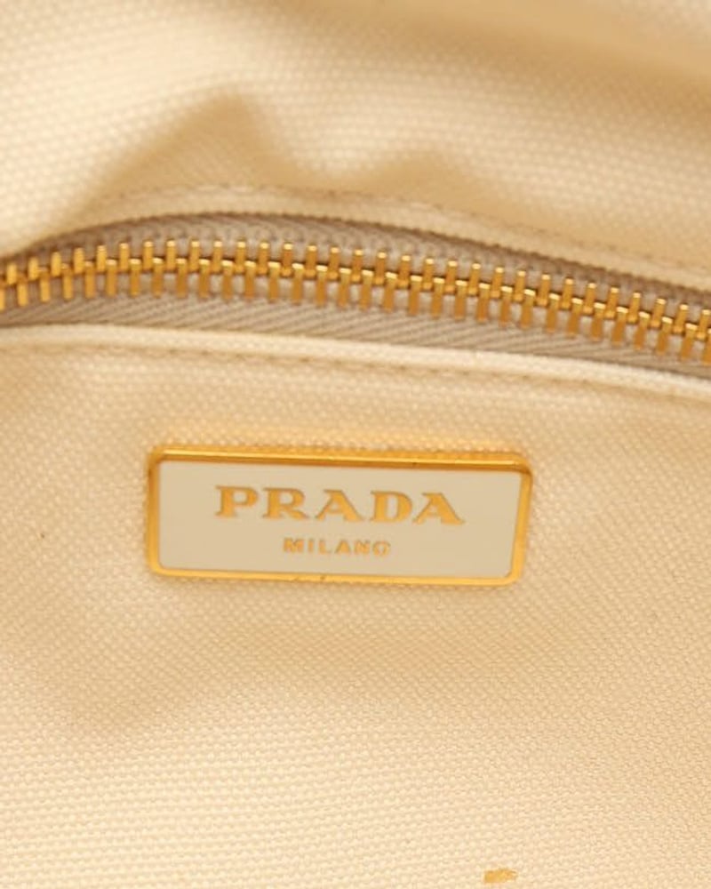 Prada Canapa Azelejos Tote Bag