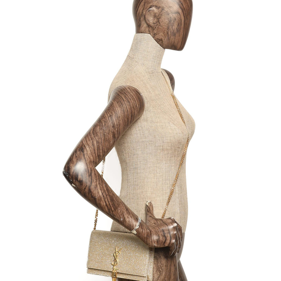 Saint Laurent Glitter Kate Tassel Bag