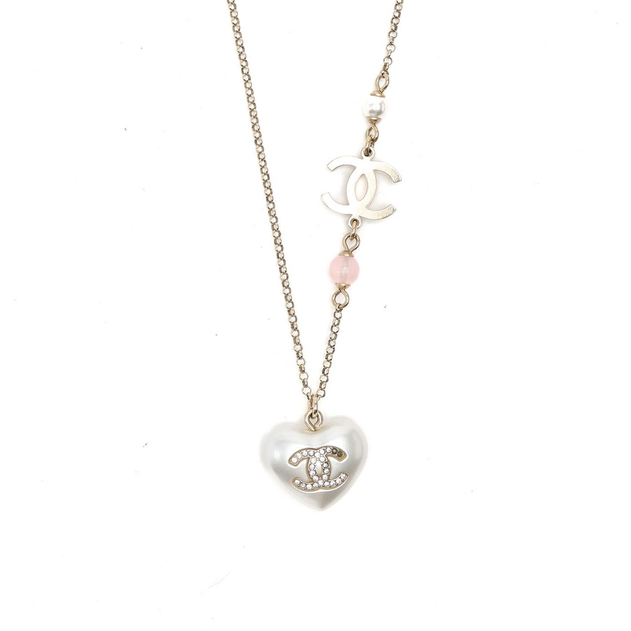 Chanel Coco Mark Pearl Necklace