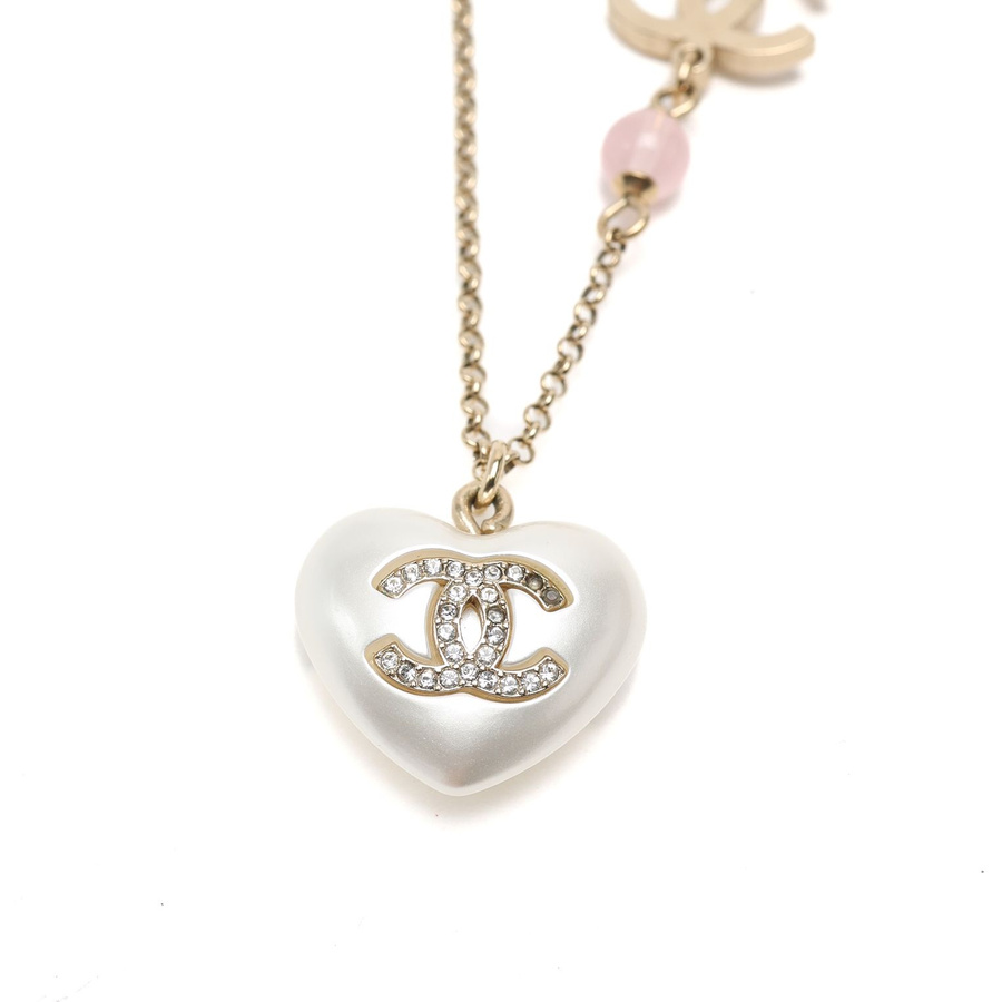Chanel Coco Mark Pearl Necklace