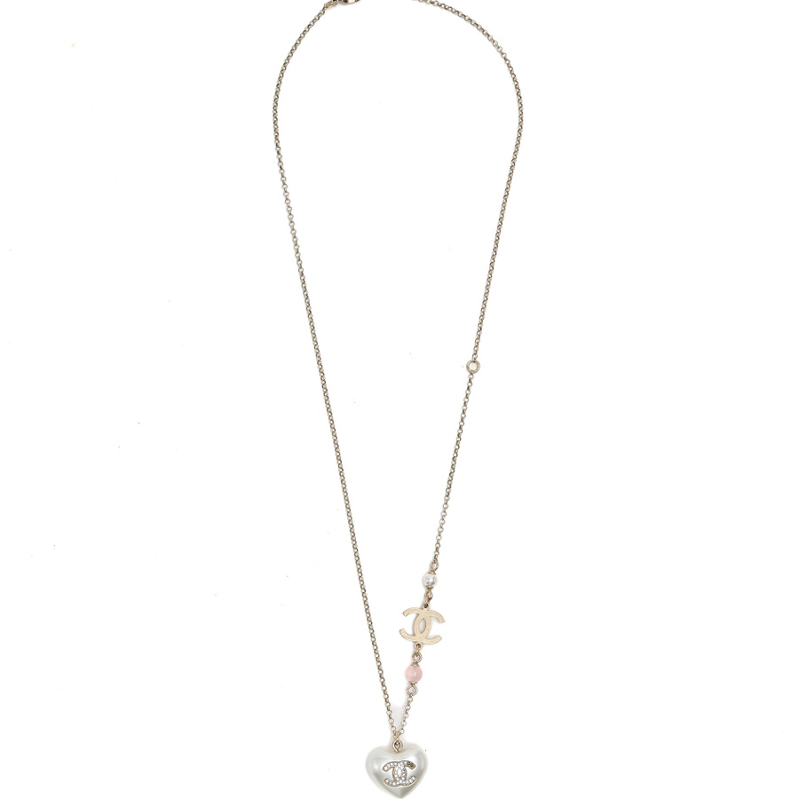 Chanel Coco Mark Pearl Necklace