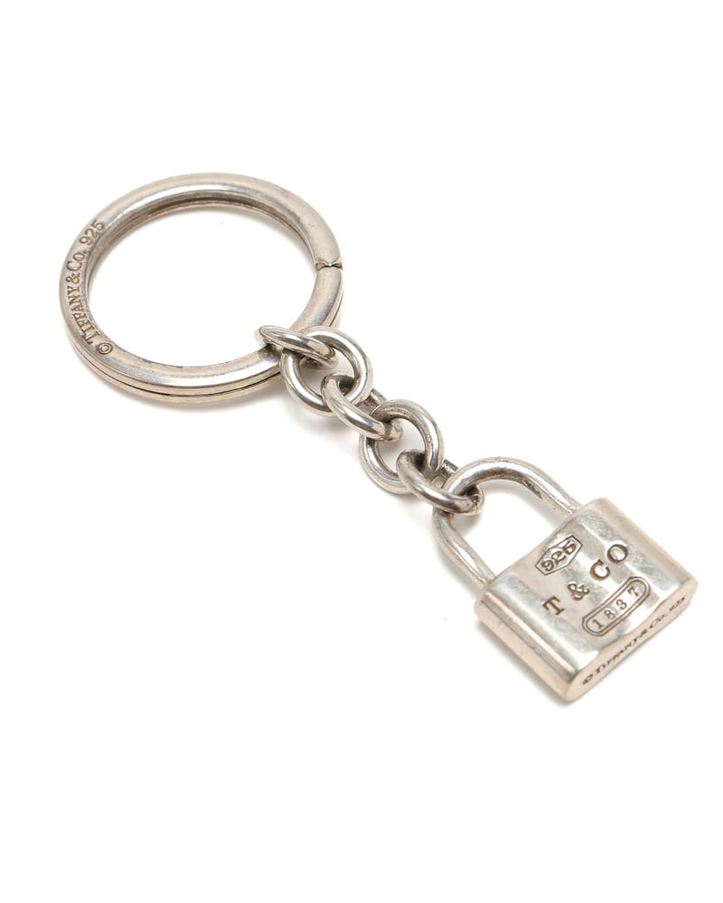Tiffany & Co Lock Silver Key Ring
