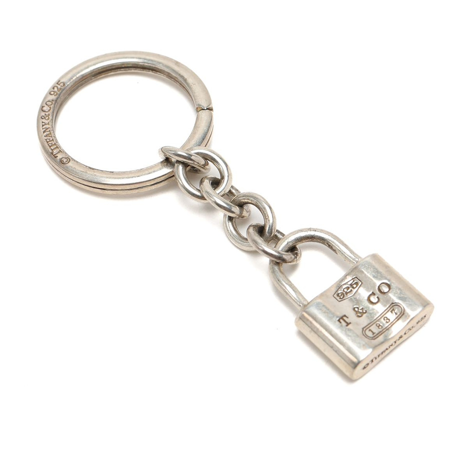 Tiffany & Co Lock Silver Key Ring