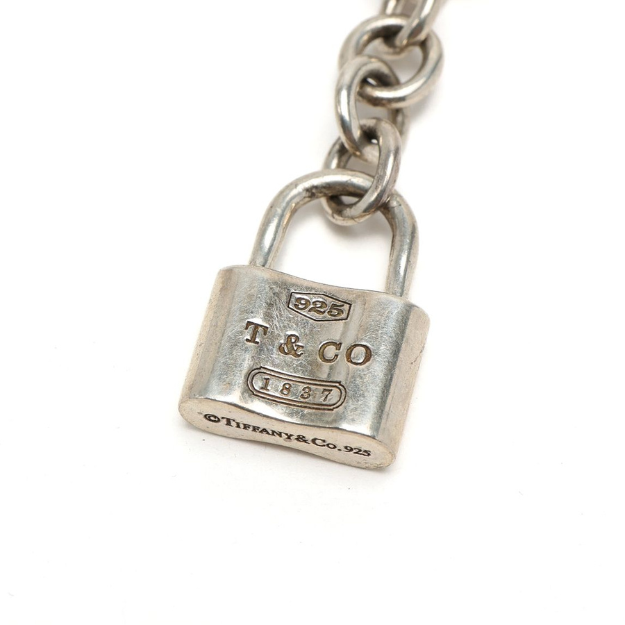 Tiffany & Co Lock Silver Key Ring
