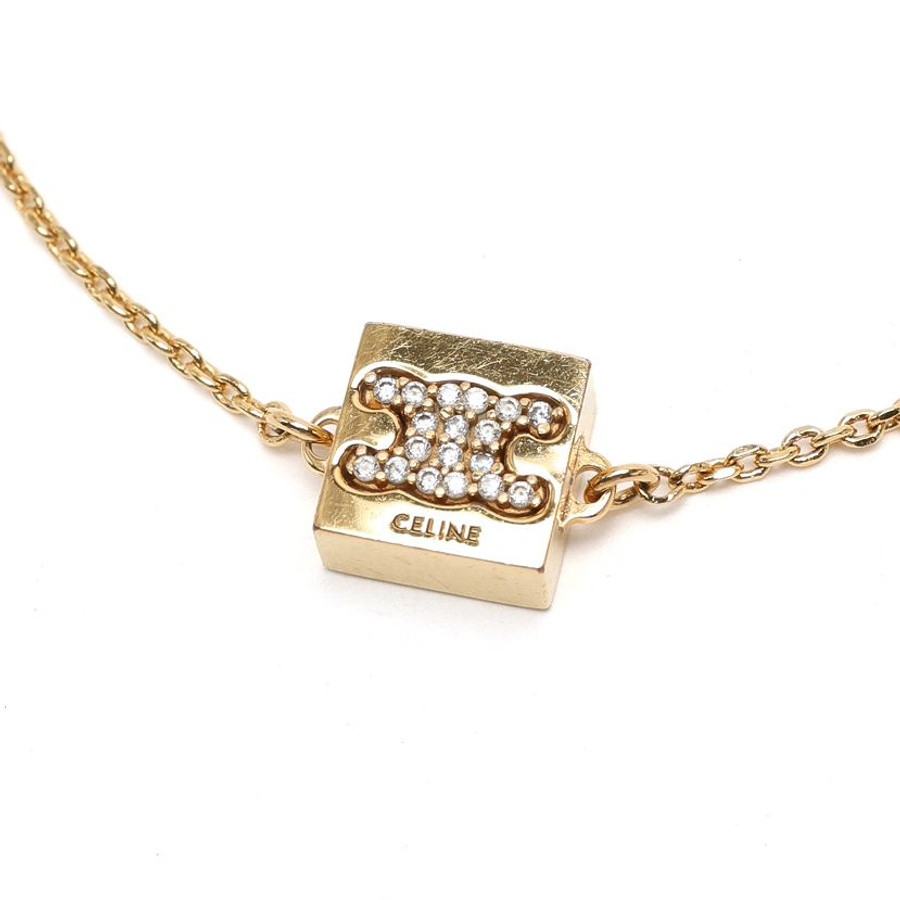 Céline Celine Triomphe Rhinestone Bracelet