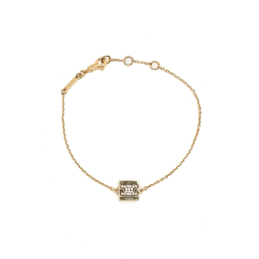 Céline Celine Triomphe Rhinestone Bracelet