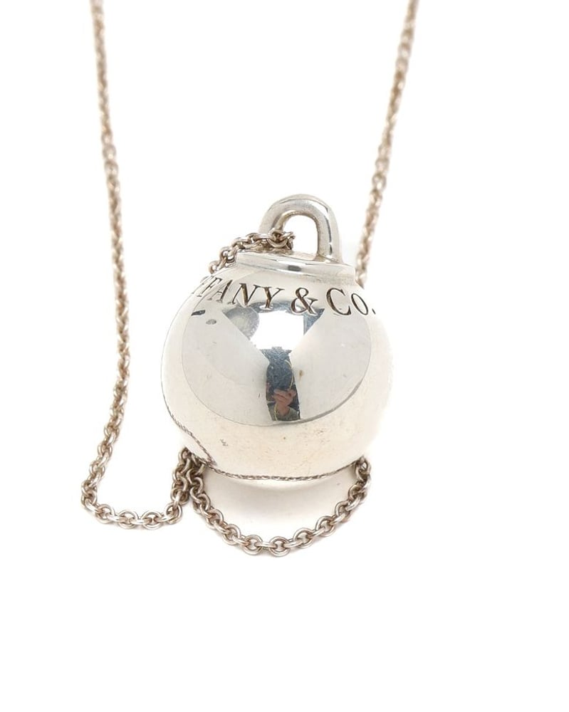 Tiffany & Co Hardware Ball Silver Long Necklace