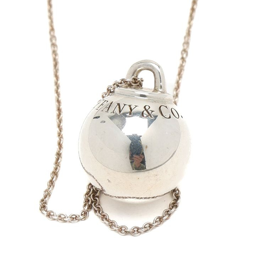 Tiffany & Co Hardware Ball Silver Long Necklace