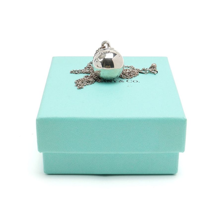 Tiffany & Co Hardware Ball Silver Long Necklace