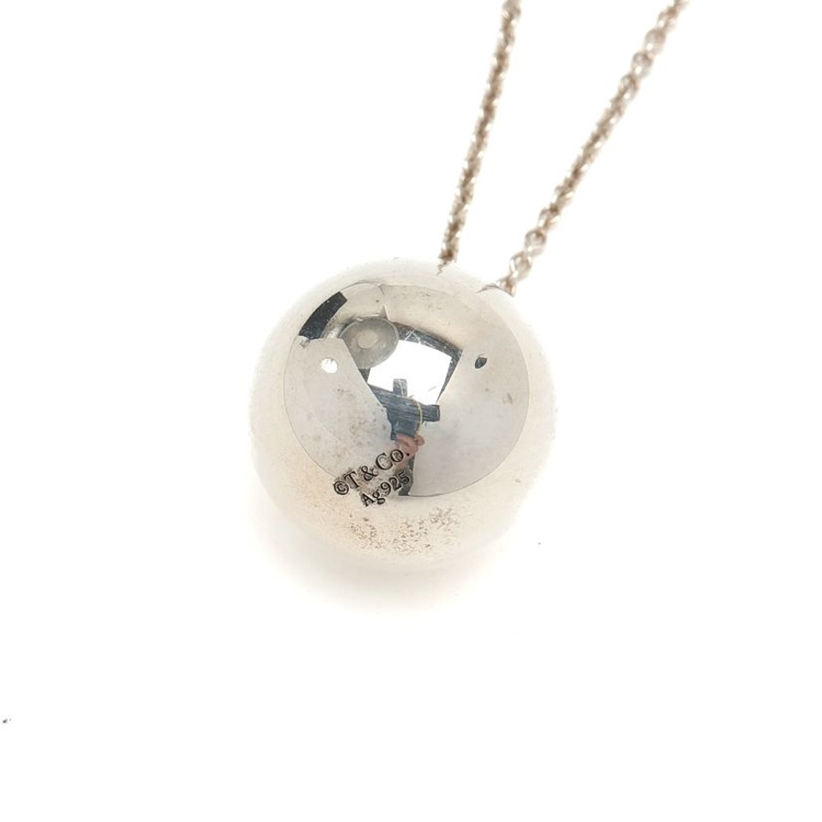 Tiffany & Co Hardware Ball Silver Long Necklace