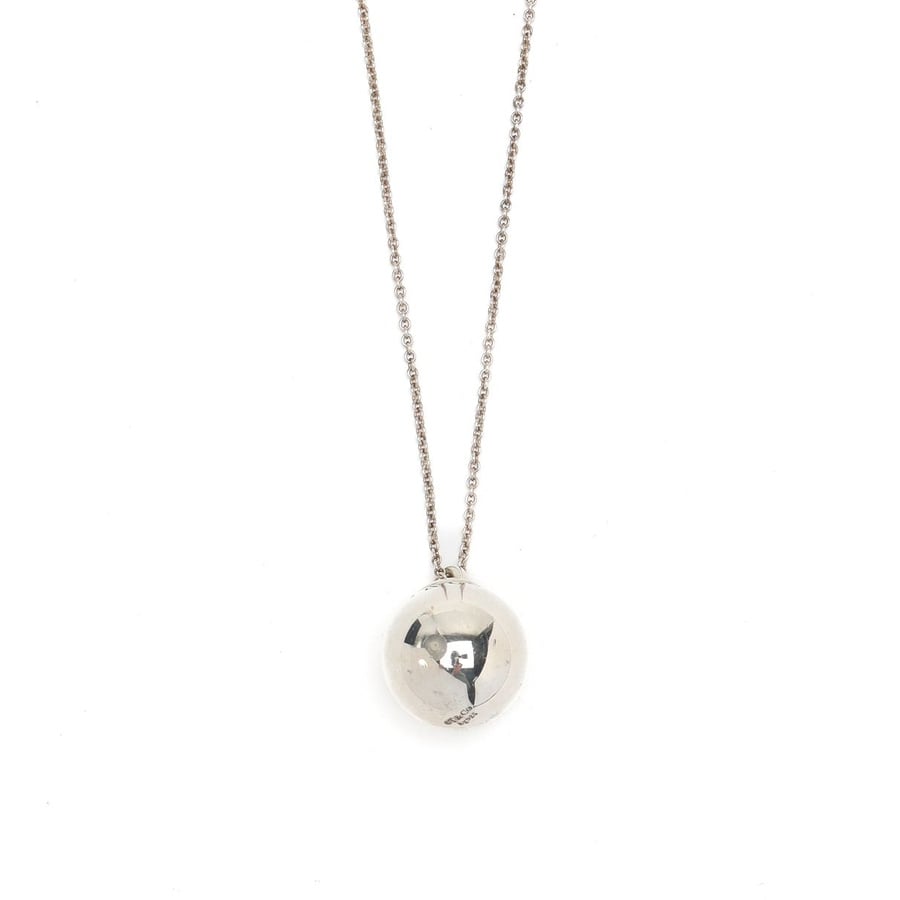 Tiffany & Co Hardware Ball Silver Long Necklace
