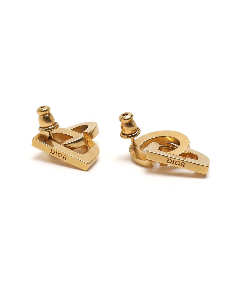 Christian Dior CD Dangling Earrings