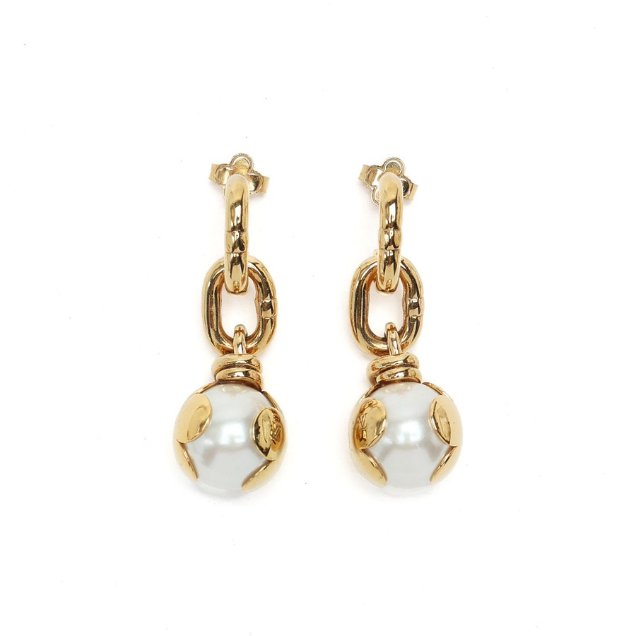 Louis Vuitton Knotty Pearl Dangling Earrings