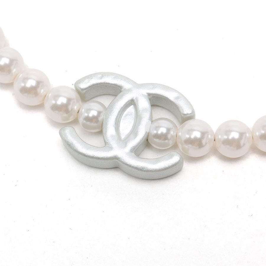 Chanel Coco Mark Pearl Necklace