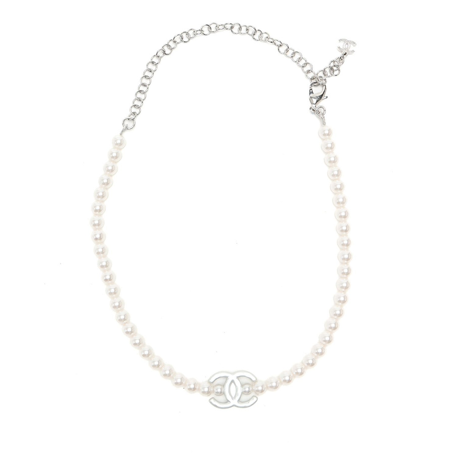 Chanel Coco Mark Pearl Necklace