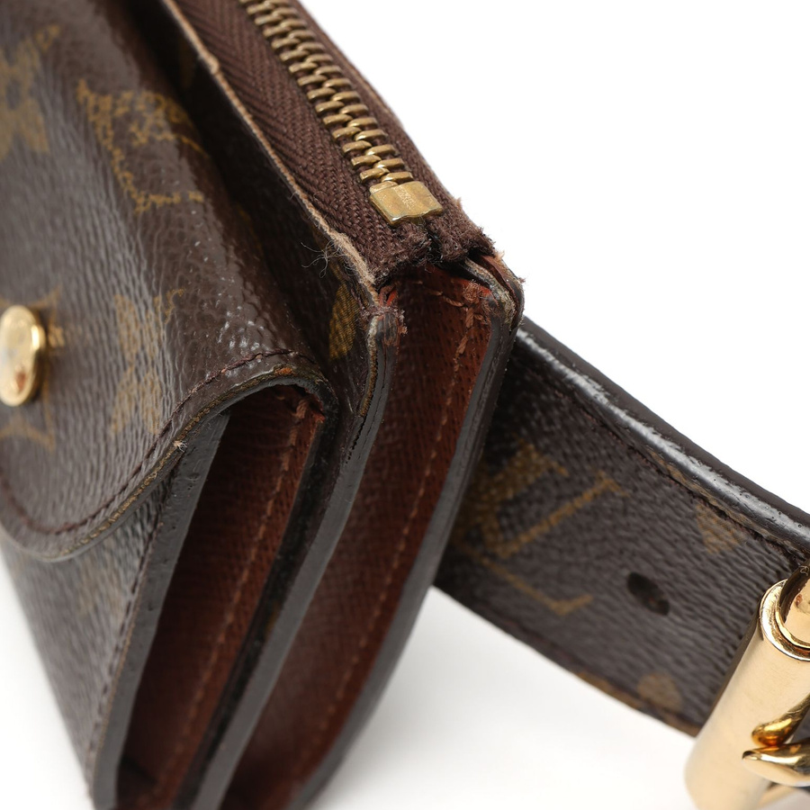 Louis Vuitton Monogram Pochette Ceinture Duo Belt Bag, Size 85