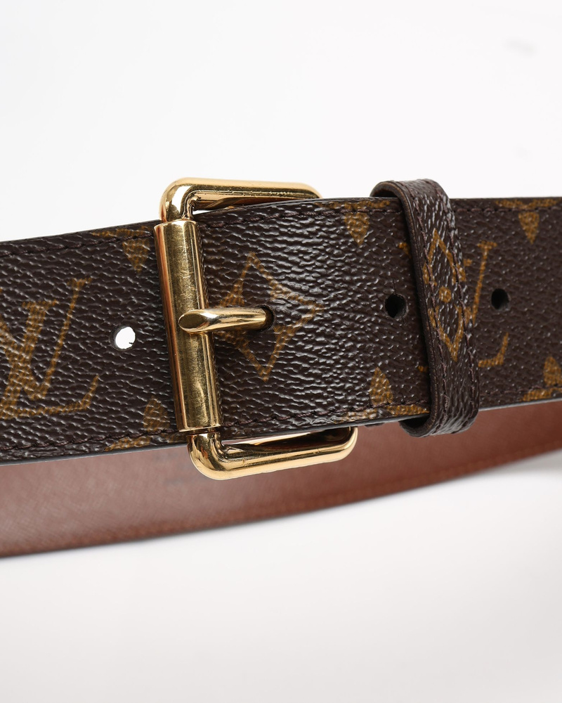 Louis Vuitton Monogram Pochette Ceinture Duo Belt Bag, Size 85