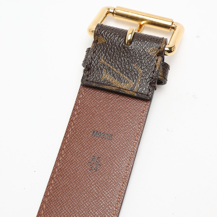 Louis Vuitton Monogram Pochette Ceinture Duo Belt Bag, Size 85