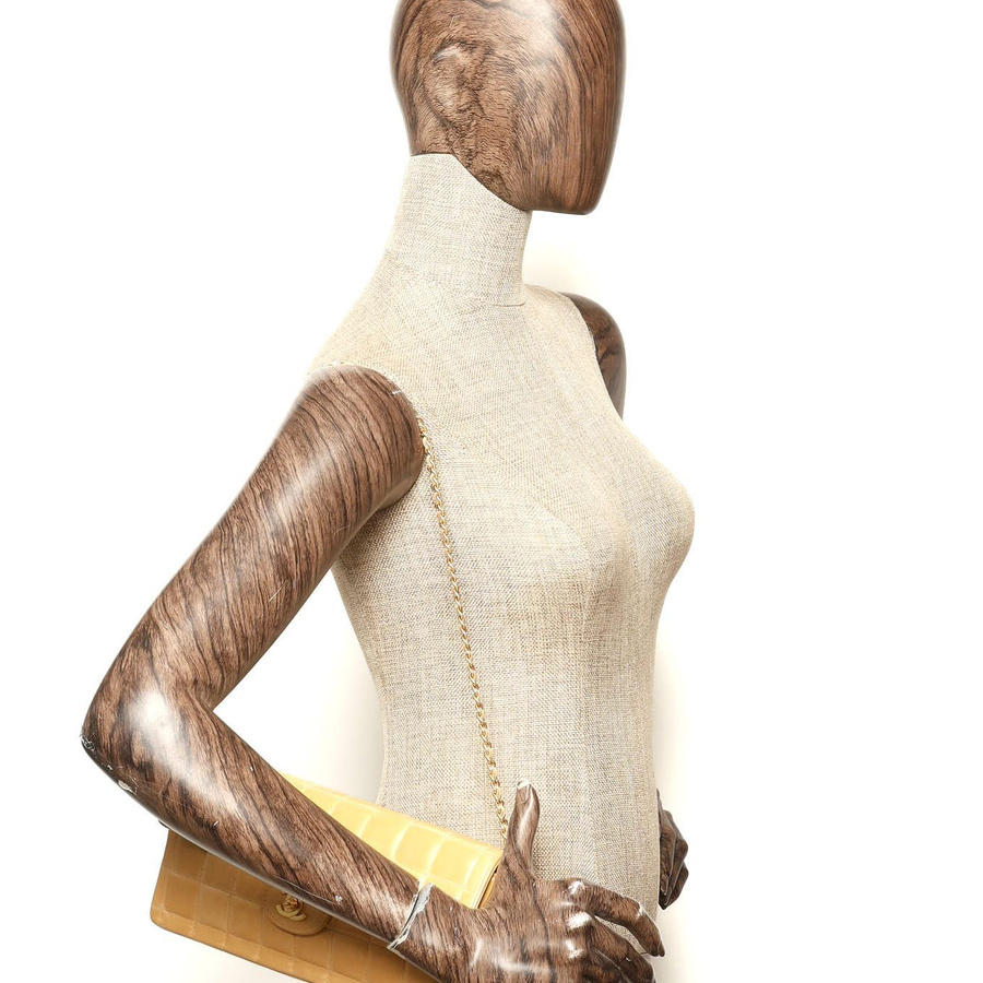 Chanel East West Chocolate Bar Flap Bag