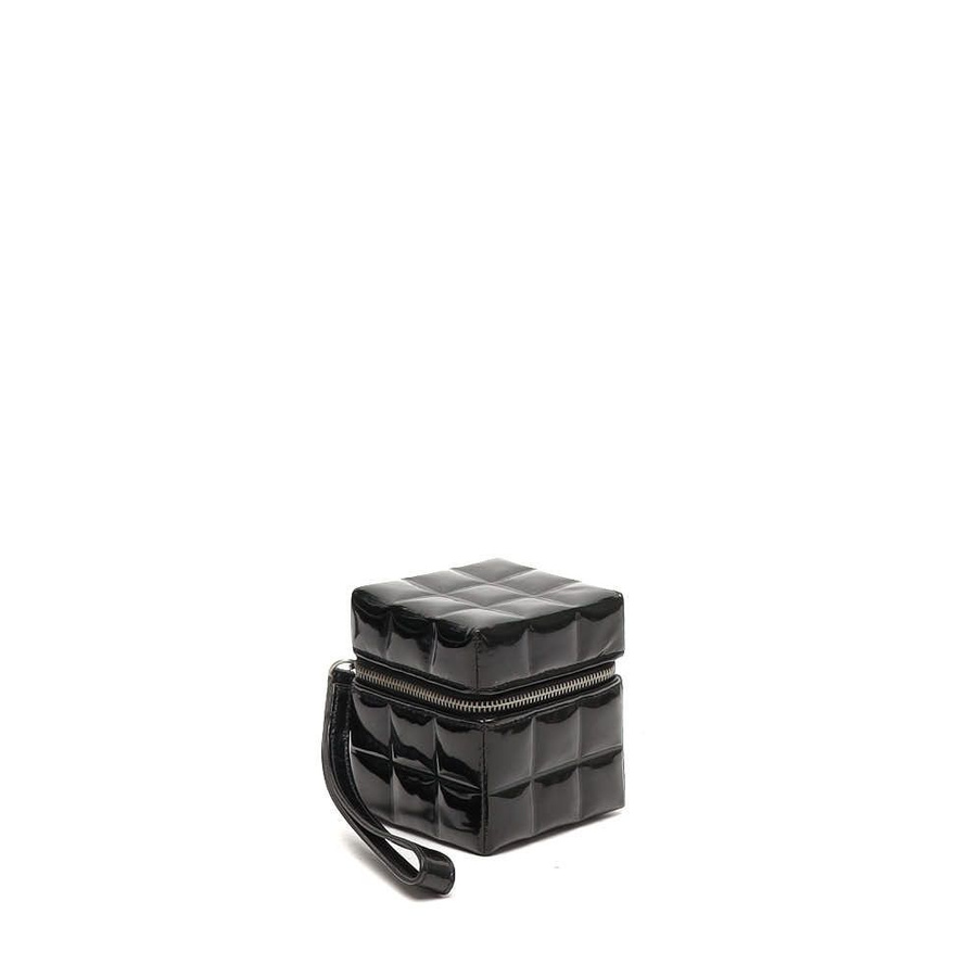 Chanel Patent Rubiks Cube Clutch Bag