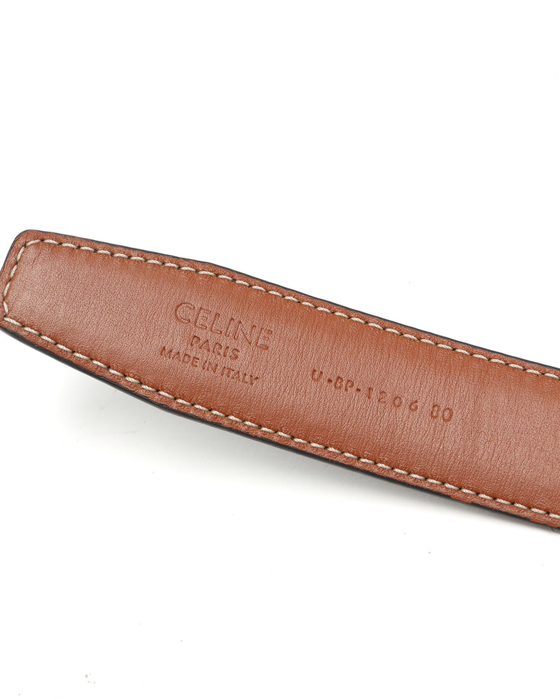 Céline Triomphe Belt, Size 80