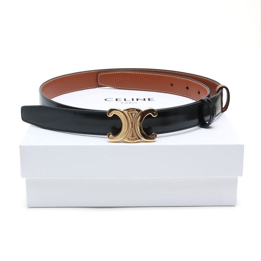 Céline Triomphe Belt, Size 80