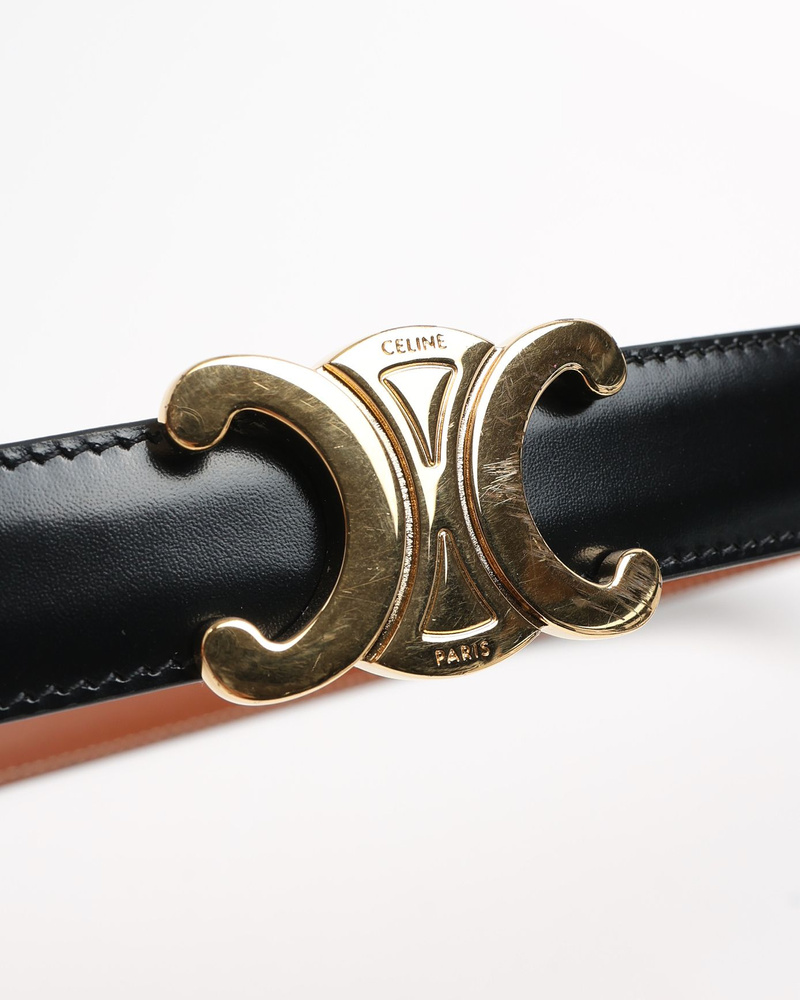 Céline Triomphe Belt, Size 80