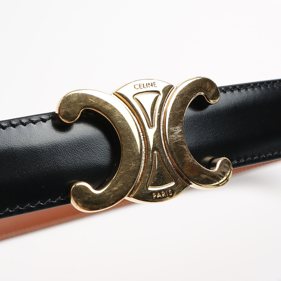 Céline Triomphe Belt, Size 80