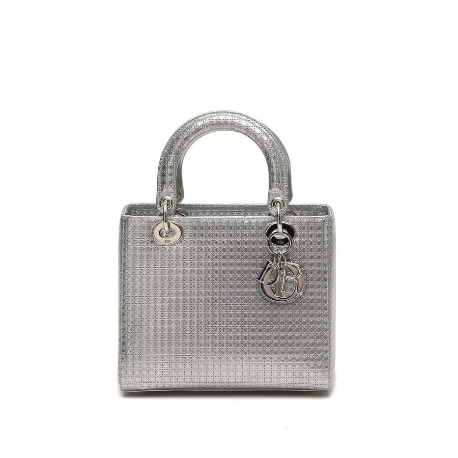 Christian Dior Microcannage Lady Min Bag