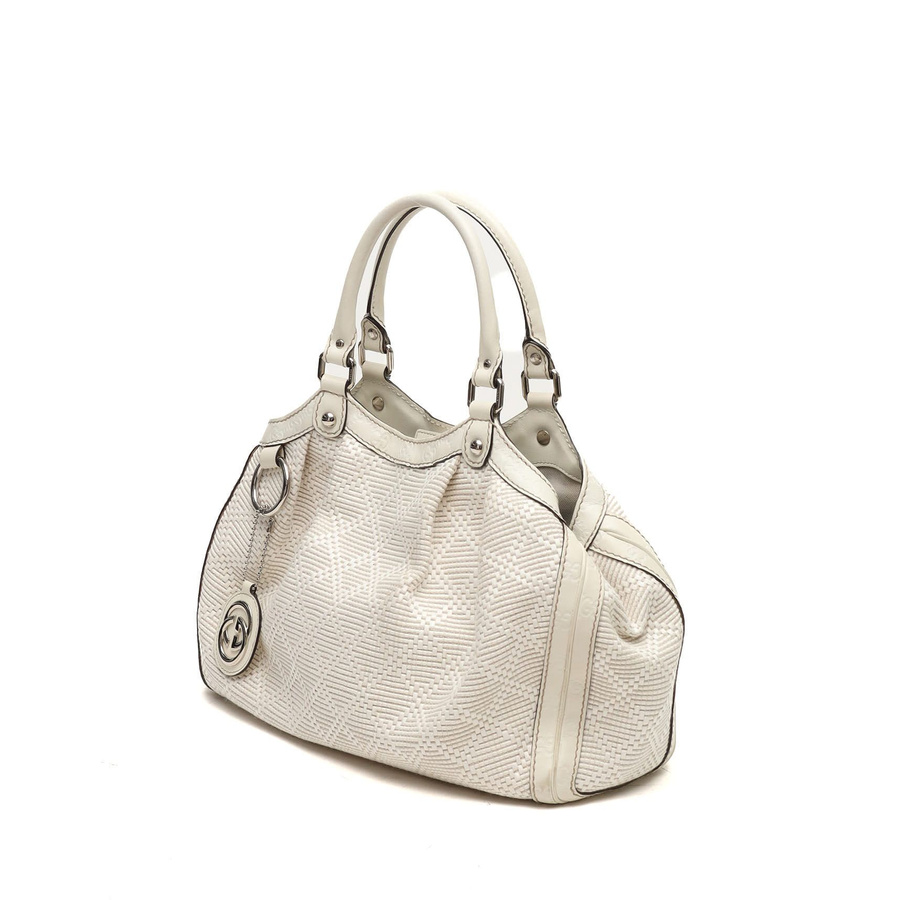 Gucci Woven Guccissima Sukey Tote Bag