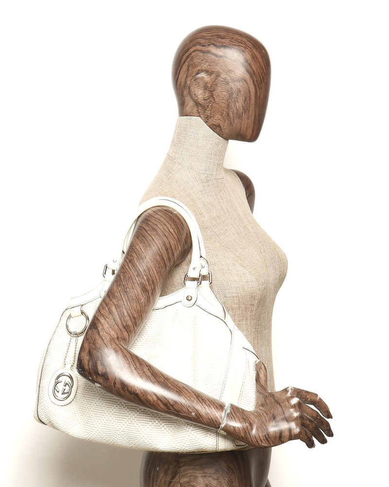 Gucci Woven Guccissima Sukey Tote Bag