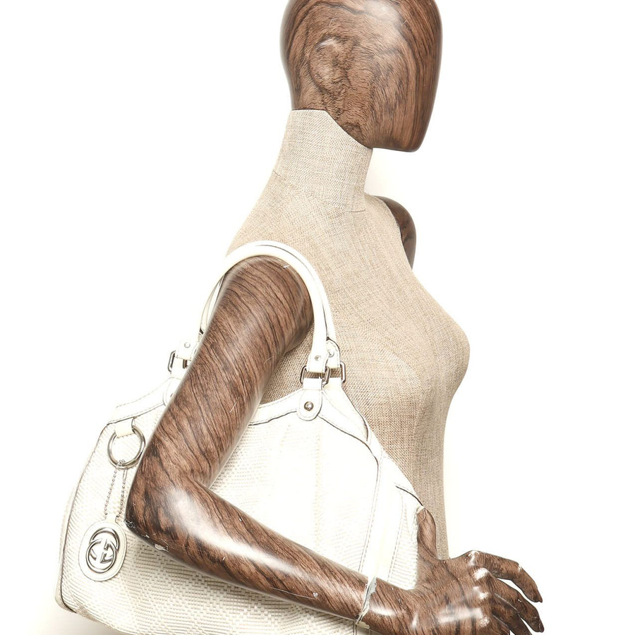 Gucci Woven Guccissima Sukey Tote Bag